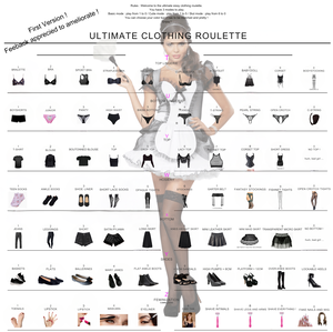 Ultimate sissy clothing roulette