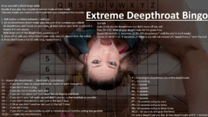 Extreme Deepthroat Bingo