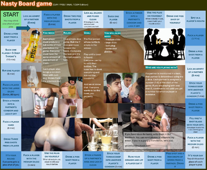 Nasty Board Game (Gay, Anal, Piss, Cum Edition)