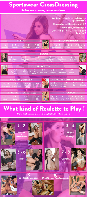 SportsWear Crossdressing and Roulette finder