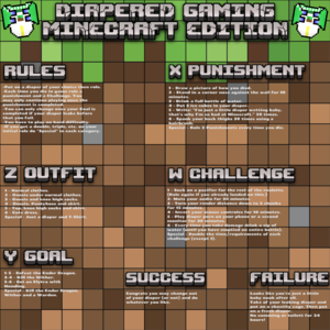 Diapered Gaming Minecraft Edition