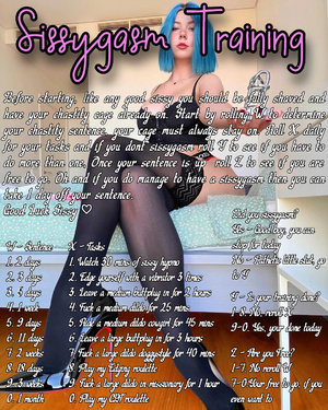 Sissygasm Training