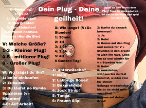 Dein Plug deine Geilheit! 