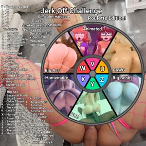 Jerk Off Challenge Roulette Edition Hardcore (Try to not cum)