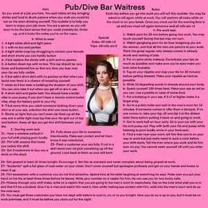 Pub/Dive bar waitress roulette