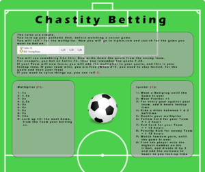 Chastity Soccer Betting