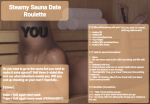 Steamy Sauna Date Roulette