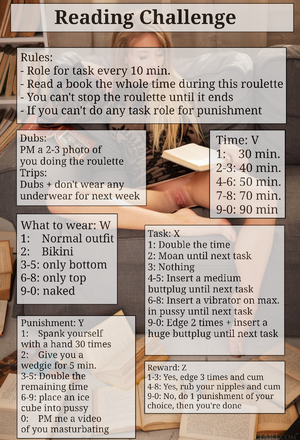 Reading Challenge Fap Roulette 