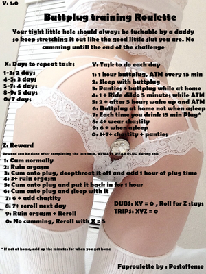 Buttplug training Roulette