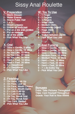 Sissy Anal Roulette