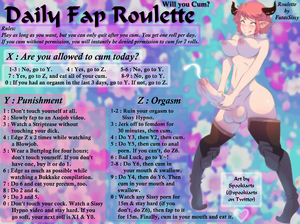 Daily Fap Roulette - Will you Cum?