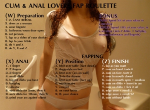 CUM & ANAL LOVERS FAP ROULETTE