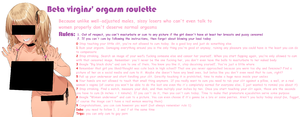 Beta virgins' orgasm roulette