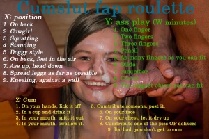 cumslut fap-roulette