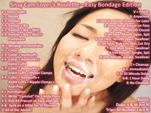 Sissy Cum Lover's Roulette - Easy Bondage Edition