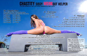 Chastity Sissy Workout Helper