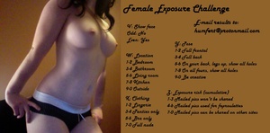 Female exposure challenge
