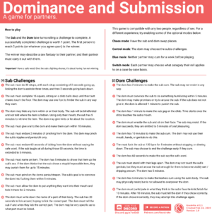 Dominance and Submission