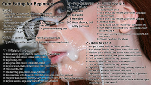 Cum Eating for Beginners